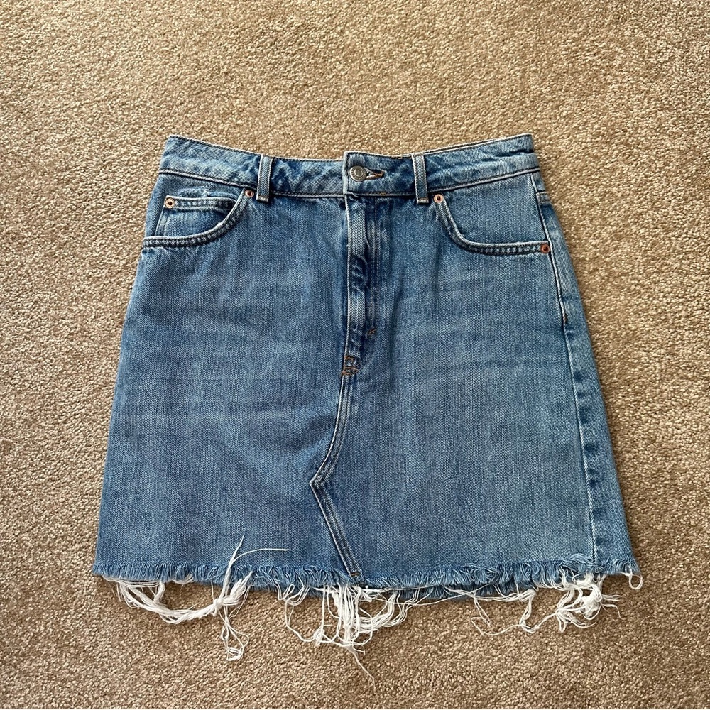 TOPSHOP Denim Skirt